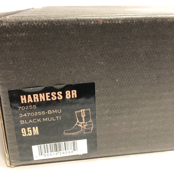 Frye Women’s Harness 8R Boot Black/Multi Leather Size 9.5 M - Picture 6 of 6